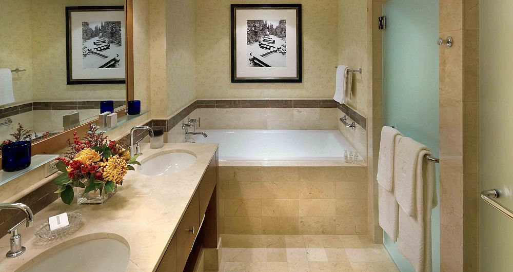 Well-appointed bathrooms for a relaxing stay. Photo: Ritz-Carlton Lake Tahoe - image_6